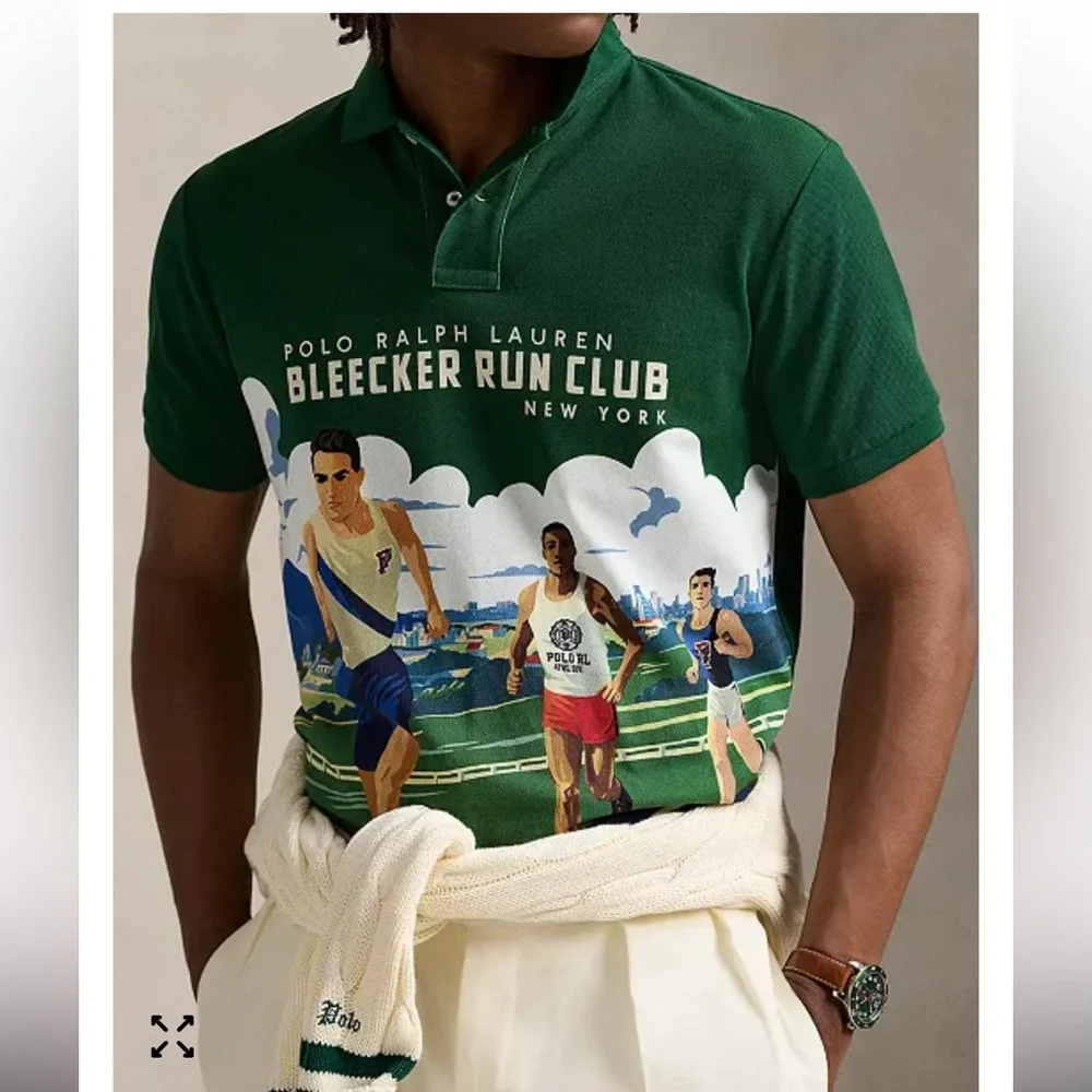 NWT Polo Ralph Lauren Men's Classic-Fit Print Mesh Polo Shirt